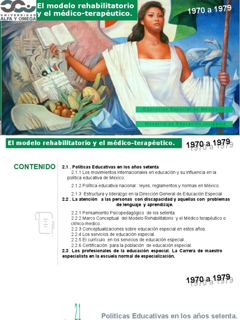 Los Años 70 Educ Esp en Mexico | PDF | Educación especial | Tecnologia ...