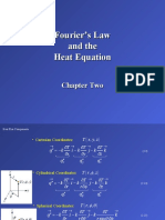 Fouriers Law, Conduction Equation Basis