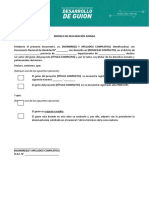 TPCDG Virtual Modelo de Declaración Jurada