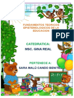 Fundamentos teóricos epistemológicos de la educación