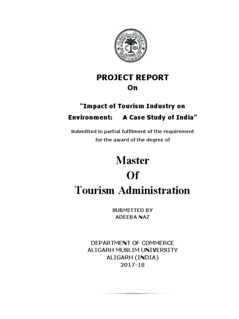 Master of Tourism Administration: Project Report | PDF | Tourism ...