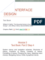 System Menu Design and Navigation