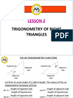 Math12-1 - Lesson 2 - Trigonometry of Right Triangles