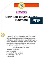 Math12-1 - Lesson 5 - Graphs of Trigonometric Functions
