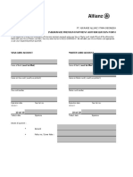 Insurance Premium Payment Authorization Form: Visa Card Account Master Card Account