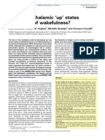 Are Corticothalamic Up' States Fragments of Wakefulness?