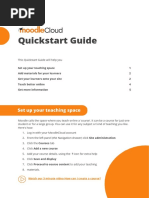 MoodleCloud Quickstart Guide