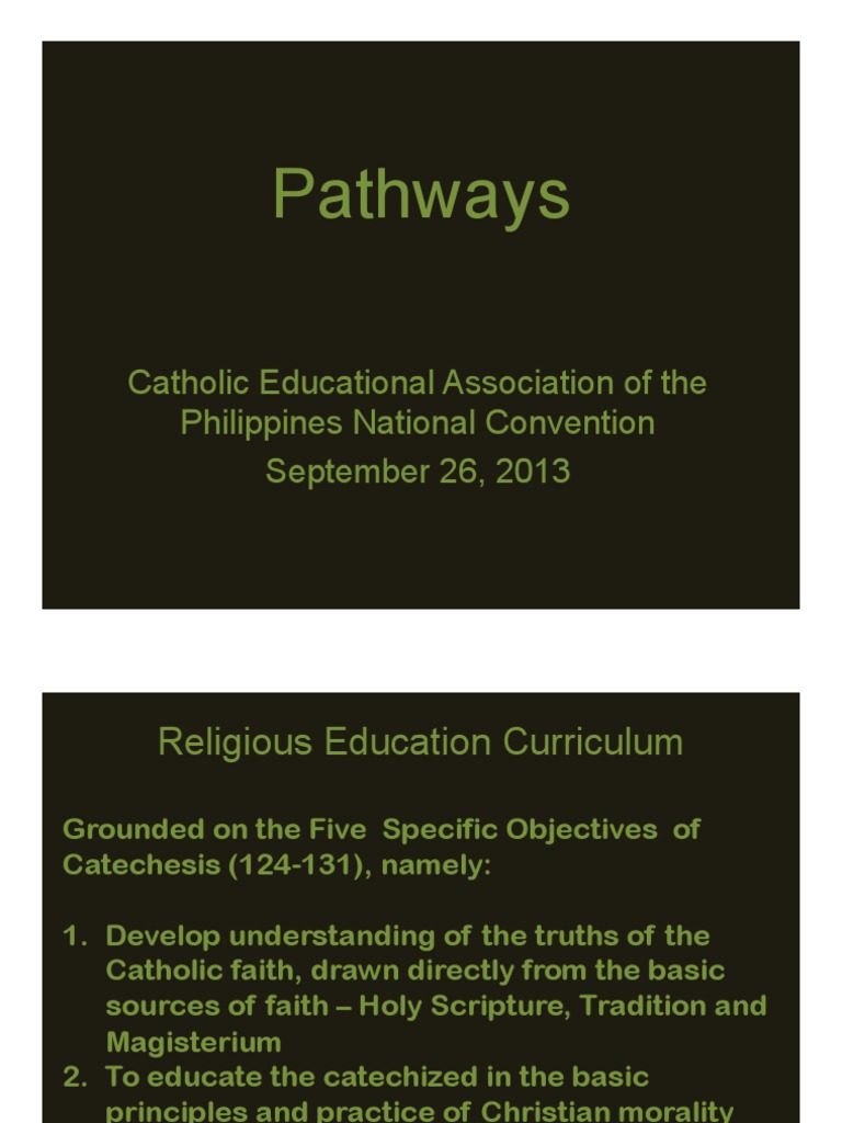 Pathways: Catholic Educational Association of The Philippines National ...