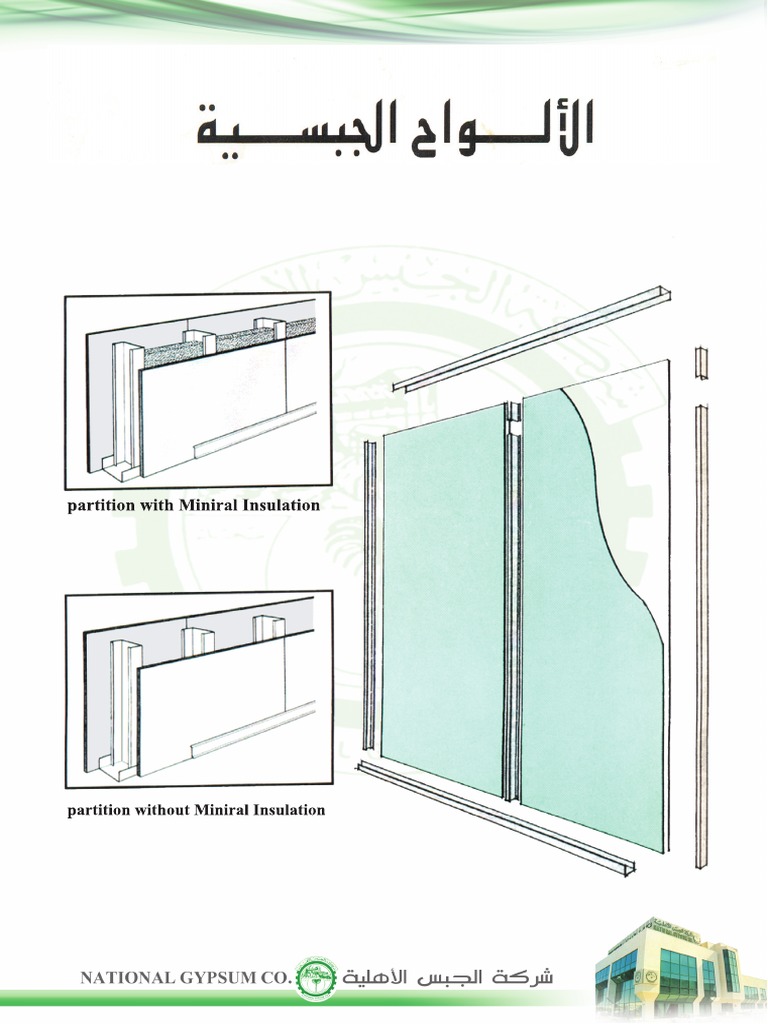 الالواح الجبسية Pdf Drywall Materials