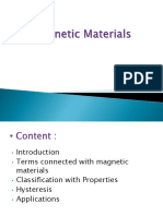 Magnetic Materials Classification and Properties