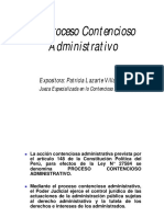 PPT - El Proceso Contencioso Administrativo - Patricia Lazarte Villanueva
