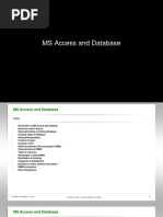 Ms Access and Dtbse Fundamentals