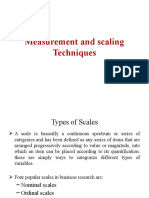 RM - 07 - Measurement and Scaling Techniques