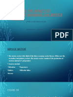 Analysis The Impact of Covid 19 Pandemic On Service Sector PDF