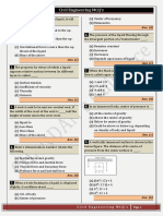 Civil Engineering MCQ Quiz