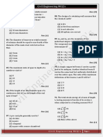 Civil Engineering MCQ's