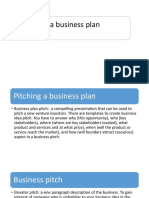 Pitching A Business Plan PDF