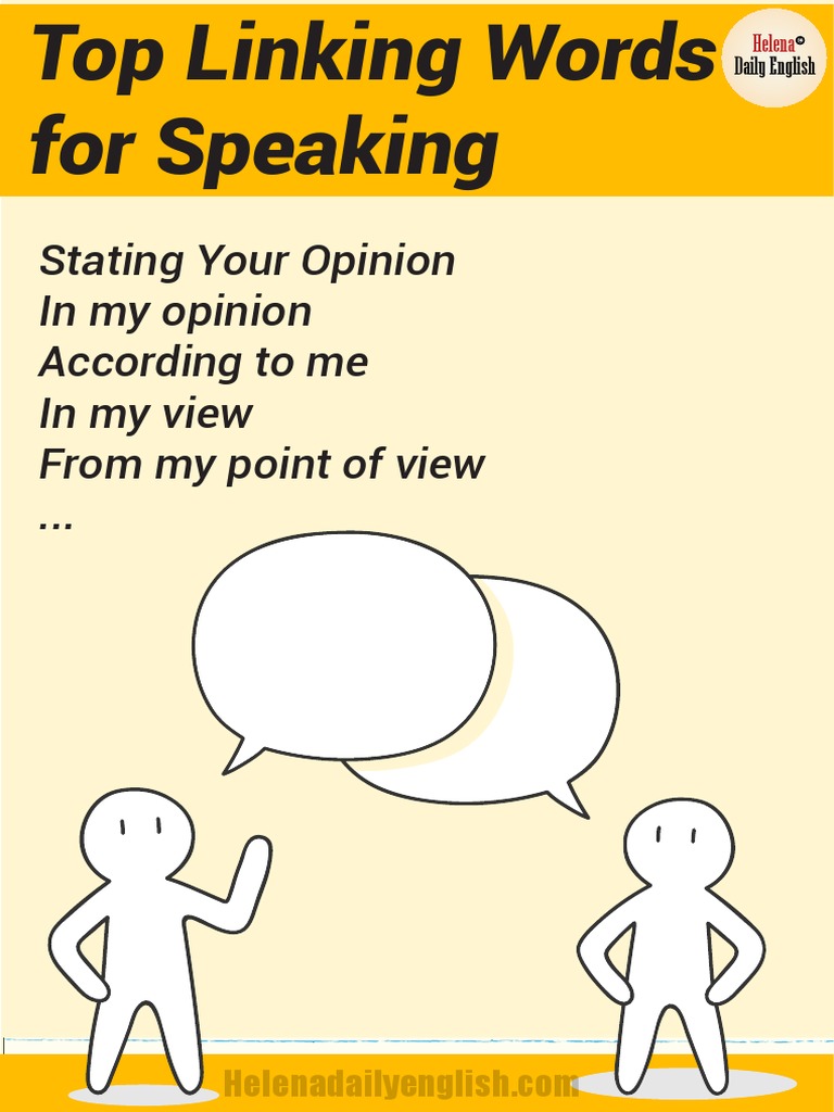 Top Linking Words for Stating Your Opinion and Expressing Certainty ...