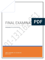 P&S Final Exam