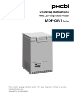 MDF-C8V1: Operating Instructions