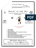 TÉL ET FAX: 045.41.31.41: Ligue de Football de La Wilaya de Mostaganem