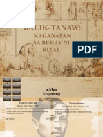 Buhay Ni Rizal. Chapter 1