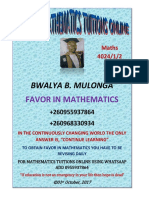 Math Pamphlet QandA Grade 10-12 PDF