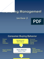 Lect 3 - Consumer - Behaviour