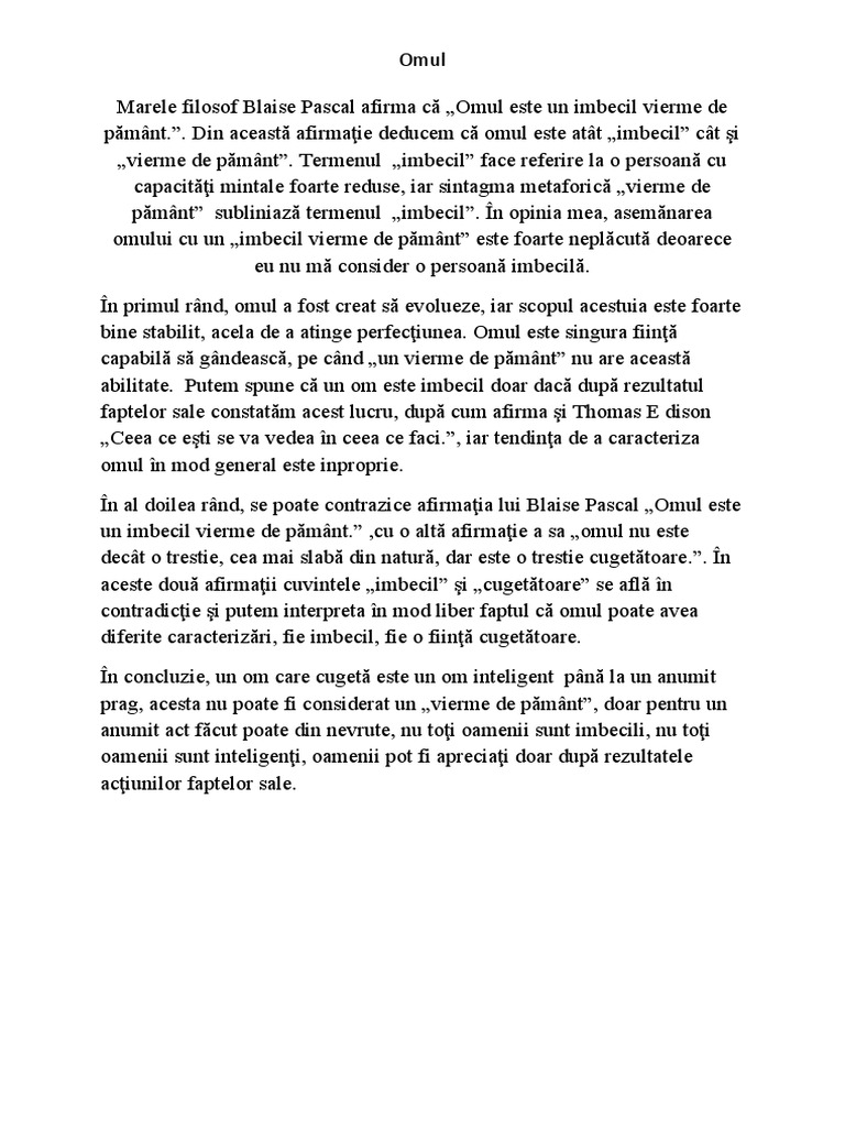 Despre Pascal | PDF