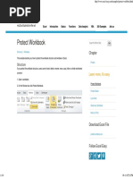 Protect Excel Workbook - Easy Excel Tutorial