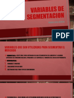 Variables de Segmentacion