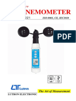 CUP ANEMOMETER Model: AM-4221