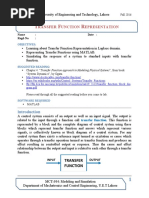 Lab_Transfer Function