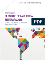 El Estado de La Cultura en Espana 2018 PDF