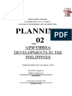 Planning - 02: New Urban Developments in The Philippines