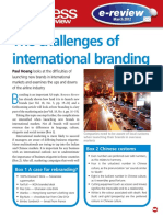 The Challenges of International Branding: E-Review
