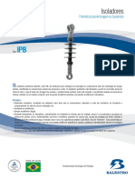 Isoladores poliméricos para ancoragem ou suspensão