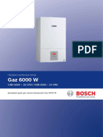 Bosch Gaz 6000W Planning Document