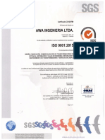 Certificado Sistema de Gestion ISO 9001 - 2015 CO12 - 4799 Verison WEB