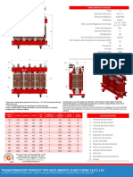 FT0001 Transformadores Secos Abiertos Clase H Serie 15 KV PDF