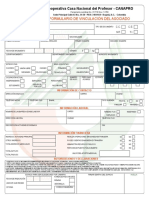 Formulario Afiliación CANAPRO