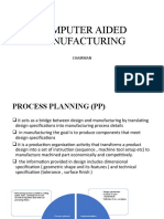 Computer Aided Manufacturing Process Planning
