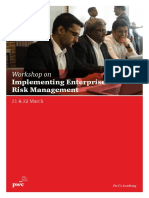 Workshop On: Implementing Enterprise Risk Management