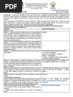 ROTEIRO DE PESQUISA projeto interdisciplinar - MEIO AMBIENTE - 6 anos