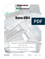 Xone:DB4: Service Manual