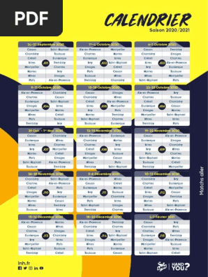 Calendrier Lidl Starligue 2023 Calendrier Lidl Starligue 2020-2021 - Match Aller-Retour | Pdf | Club  Sportif