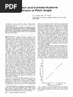 Effects of Pitch and Coriolis Illusions