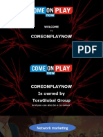 Welcome Come On Play Now: Comeonplaynow
