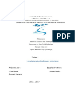 Le Seisme Et Calcules Des Structure Pres