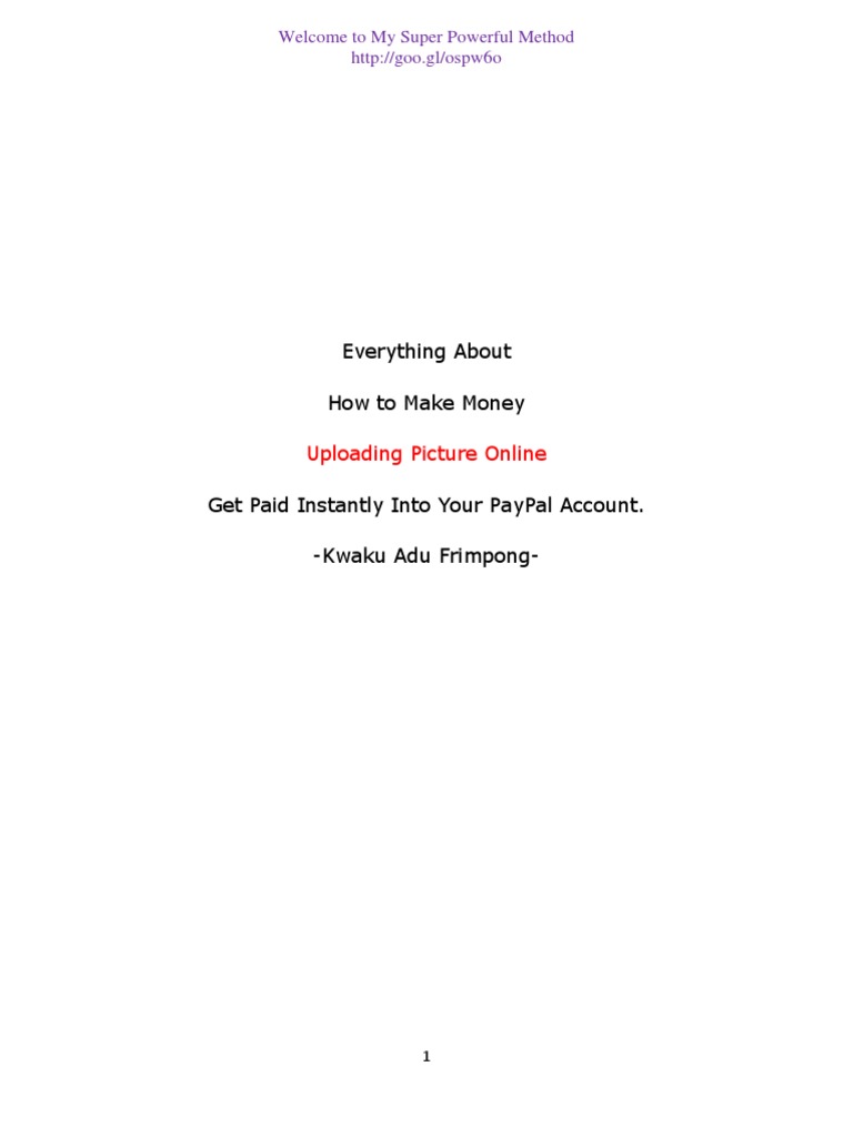 Make Money Uploading Photos on Etsy | PDF | Etsy | Retail